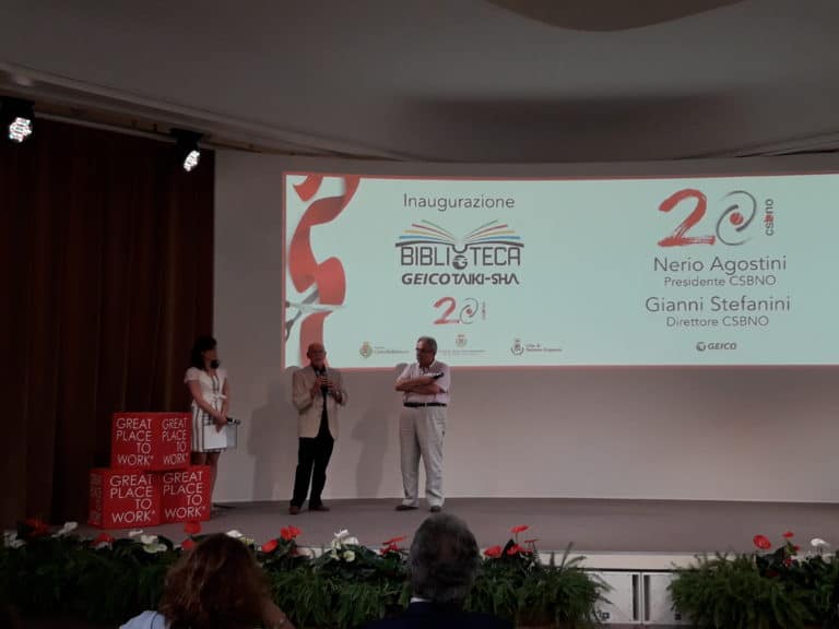 Geico inaugura la prima biblioteca aziendale parte del circuito Csbno