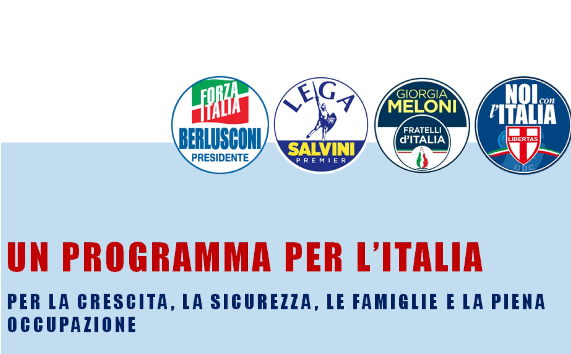 Elezioni 2018, nel programma del centrodestra infrastrutture immateriali ed energia, ma niente Industria 4.0