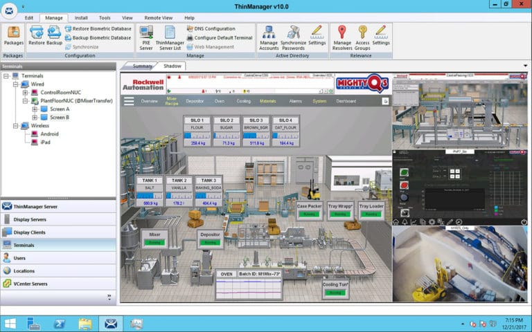 Nuova versione del software ThinManager di Rockwell Automation