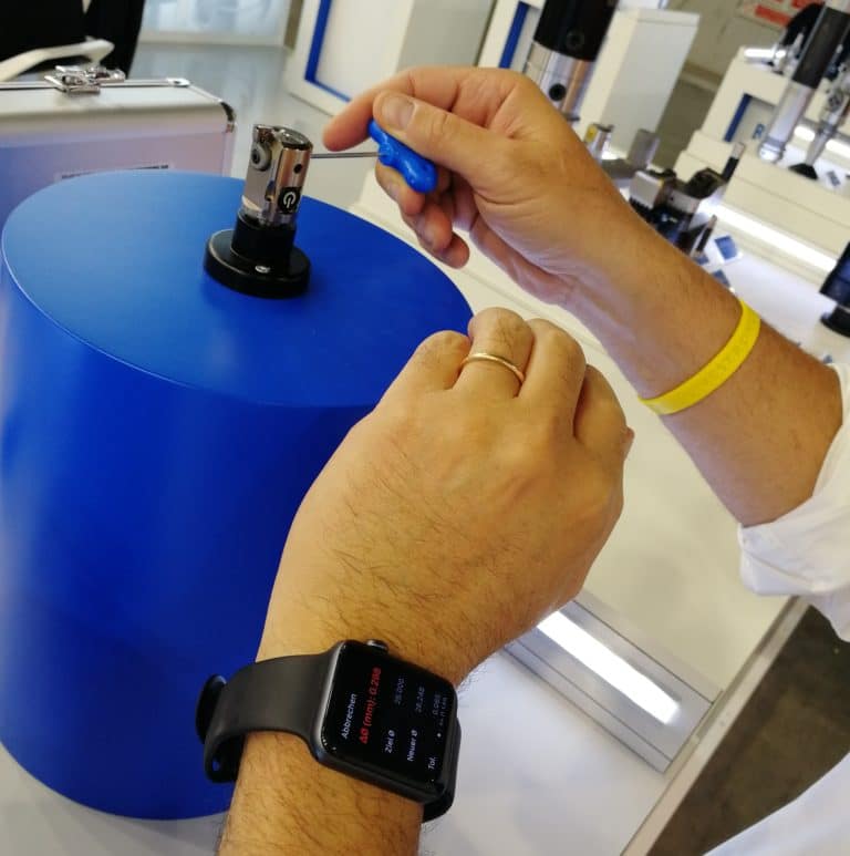 Le teste di barenatura si controllano dallo smartwatch