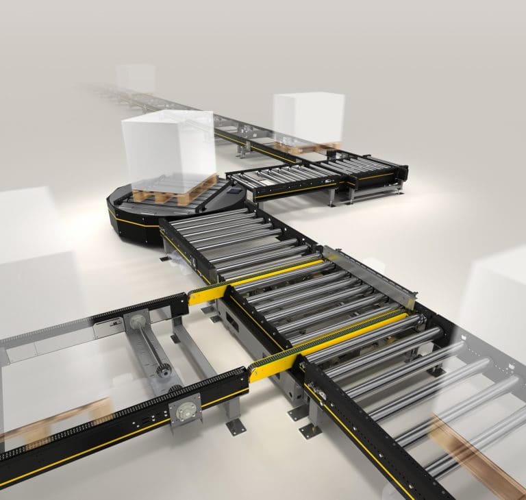 Una piattoforma modulare per il trasporto dei pallet