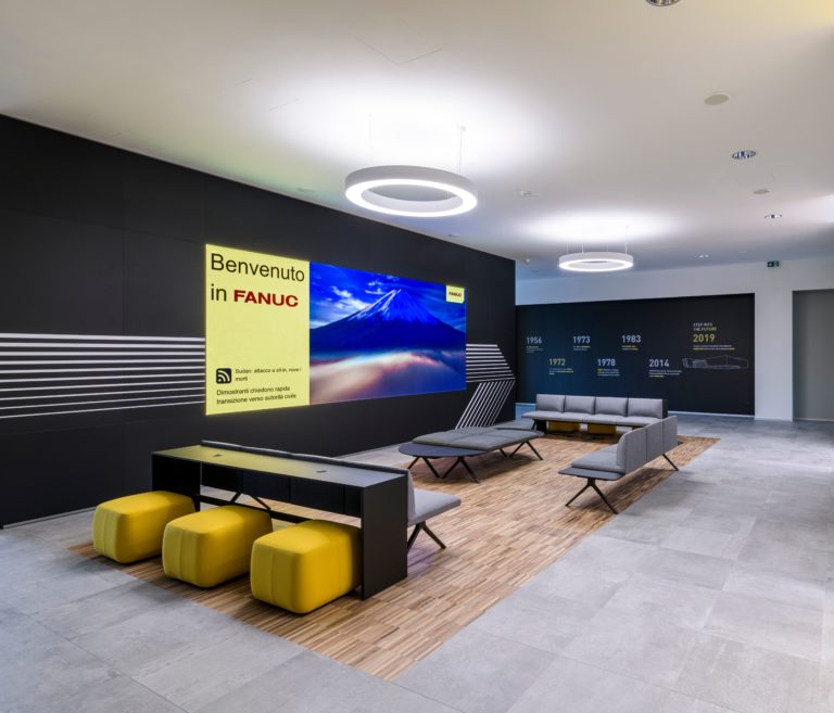 Taglio del nastro a Lainate per la nuova sede Fanuc Italia