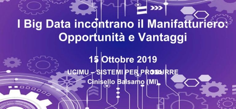 Big Data nel manifatturiero, a ottobre una giornata di studio firmata Anipla