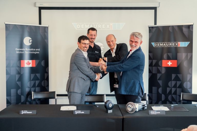 I robot di Demaurex monteranno motori Genesis Robotics: firmato l'accordo tra le due società