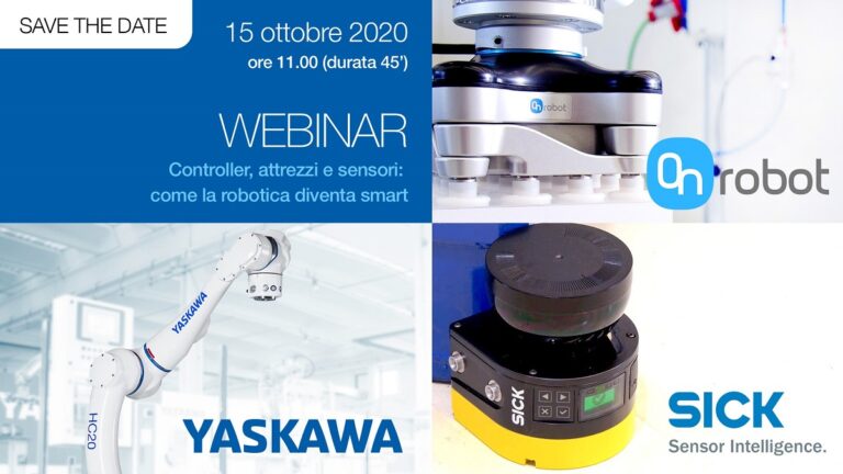 Un webinar organizzato da Yaskawa, OnRobot e Sick per fare il punto sulla robotica collaborativa