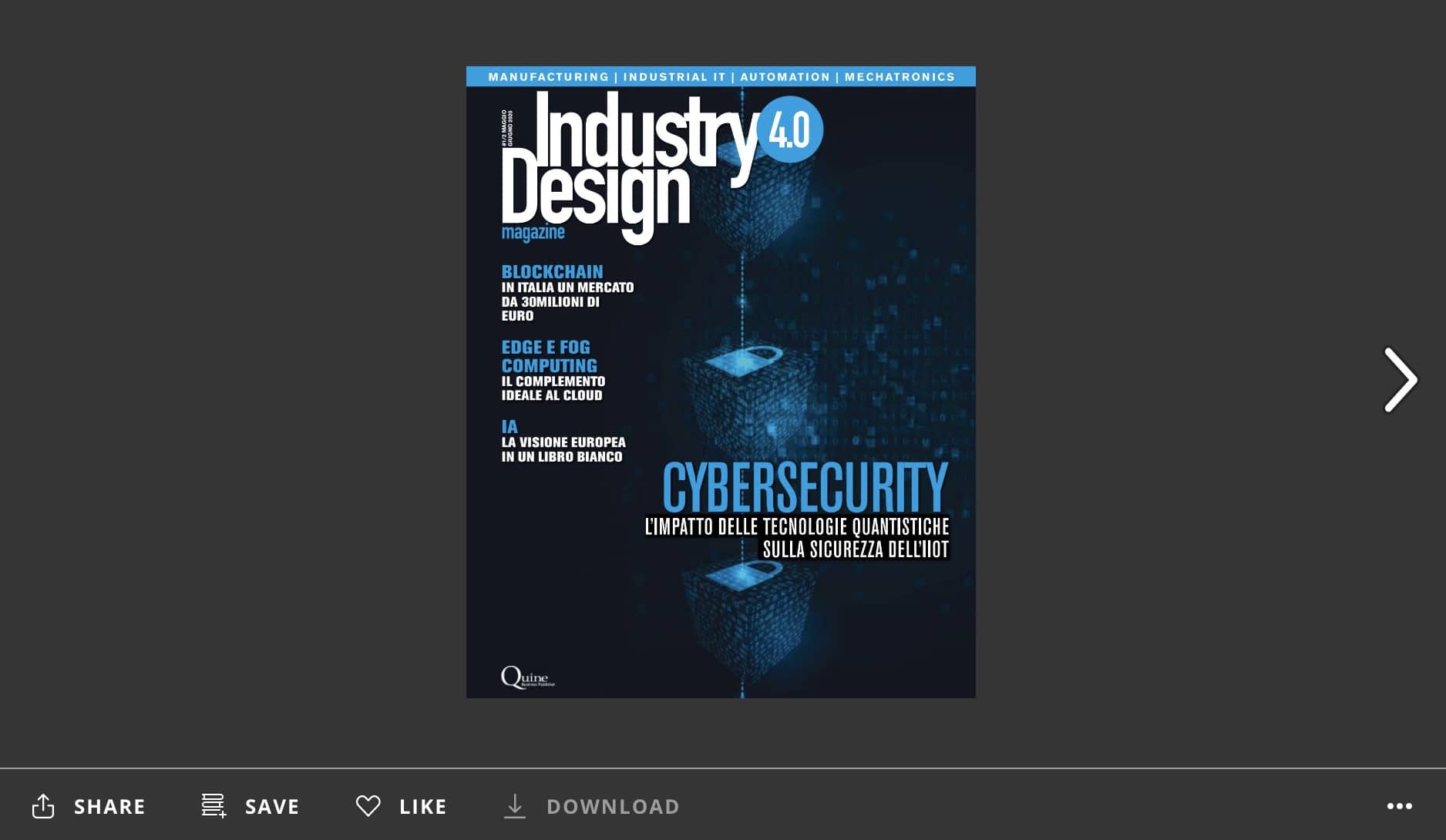 Industry 4.0 Design Magazine – 1-2 – Giugno 2020