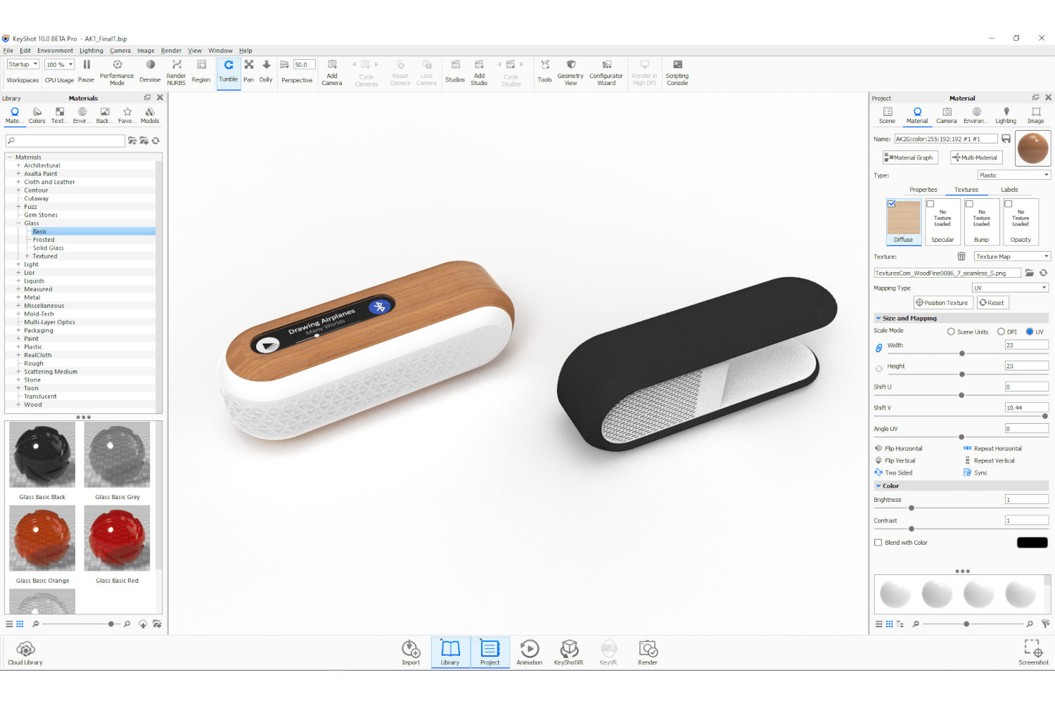 Smart Speaker KeyShot Render_FUll CMF_Designed by Priority Designs