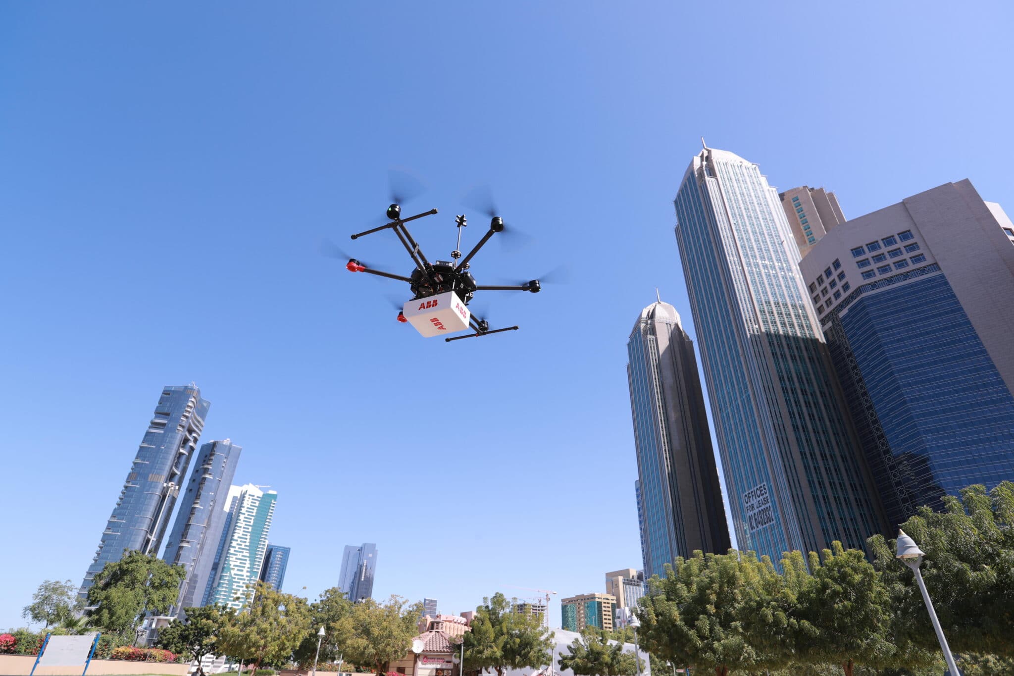 Drone over Dubai