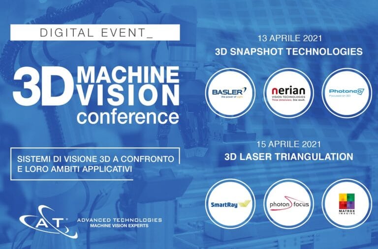 3D Machine Vision Conference l'evento di Advanced Technologies