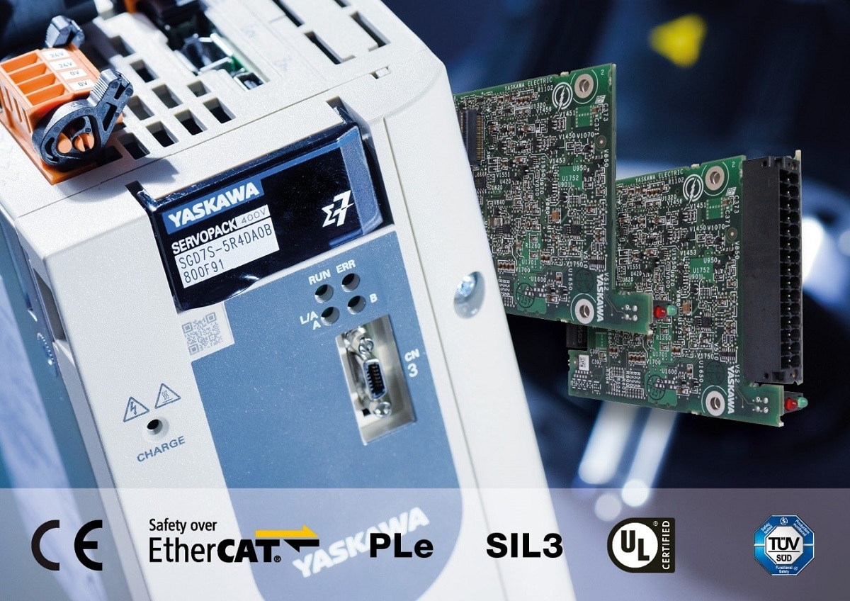 Modulo di sicurezza avanzato per servoazionamenti compatti Sigma-7