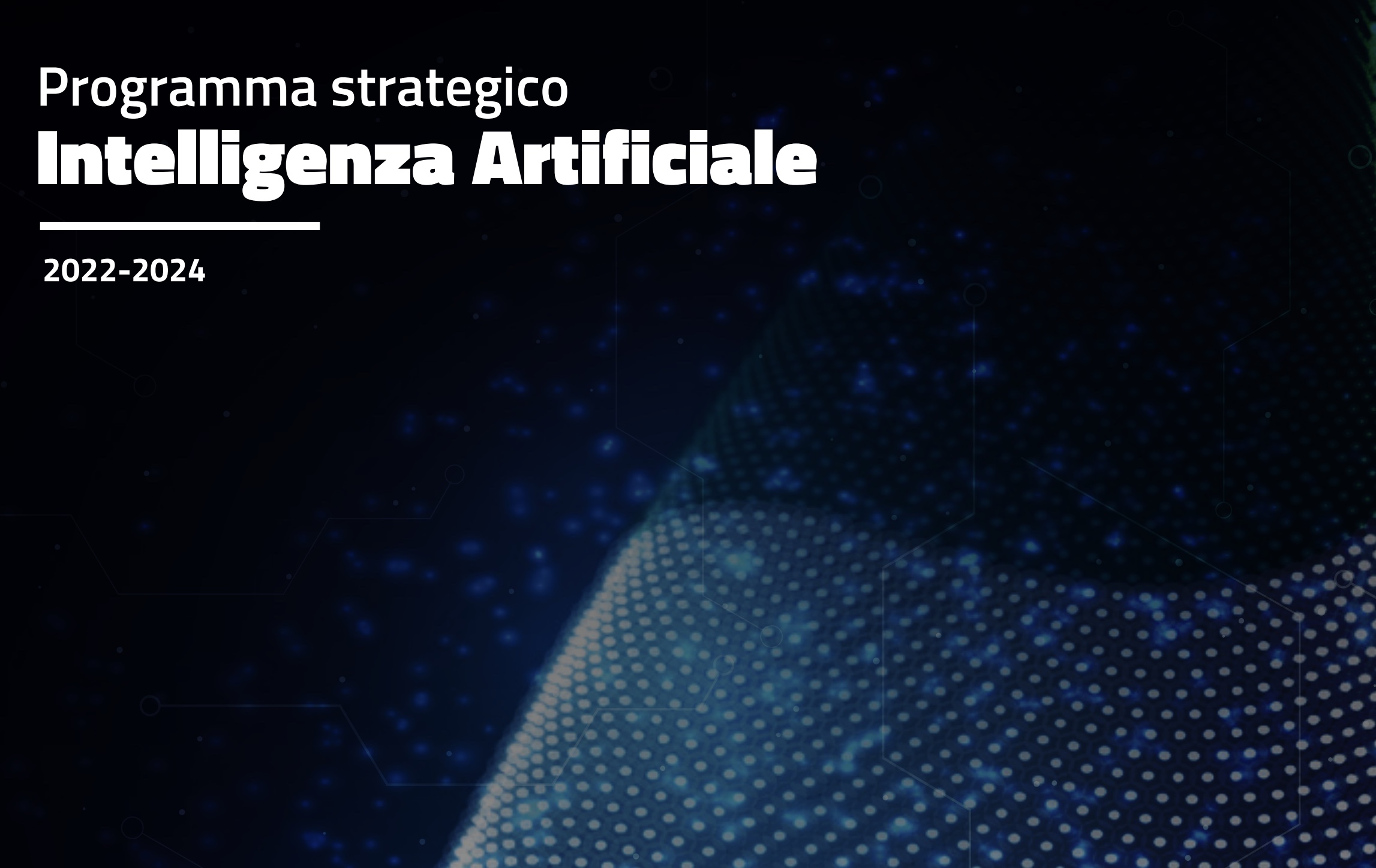 strategia sull'intelligenza artificiale