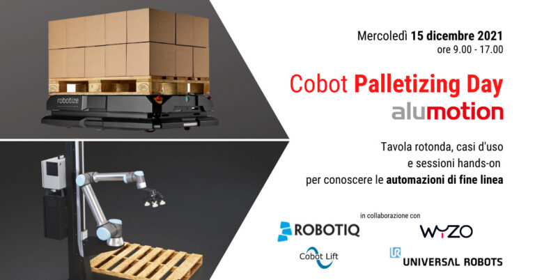 A dicembre 2021 la robotica europea trova casa in Alumotion