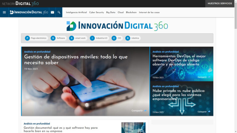 Nasce InnovacionDigital360.com, il portale in lingua spagnola dedicato alla trasformazione digitale