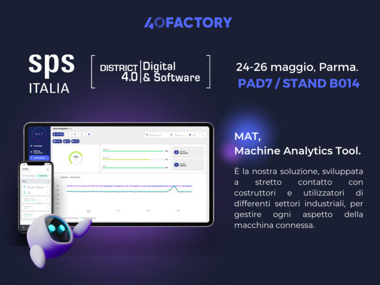 A SPS Italia 2022 va in scena la macchina connessa targata 40Factory