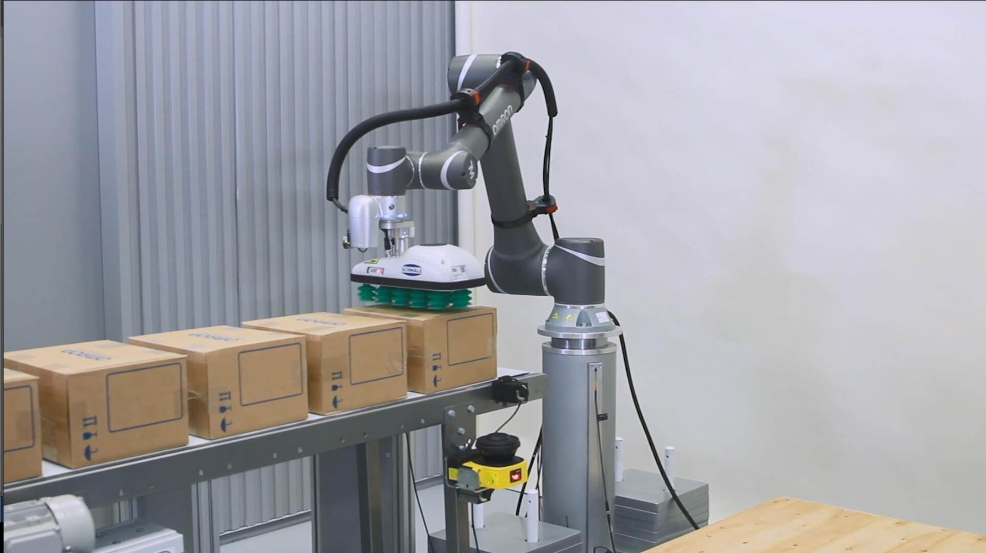 Soluzione di pallettizzazione con robot collaborativo