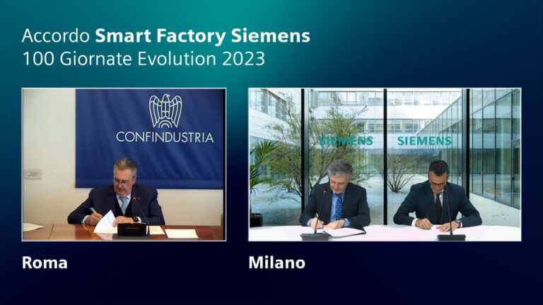 Siemens e Confindustria rinnovano l'accordo per promuovere la digitalizzazione delle imprese manifatturiere