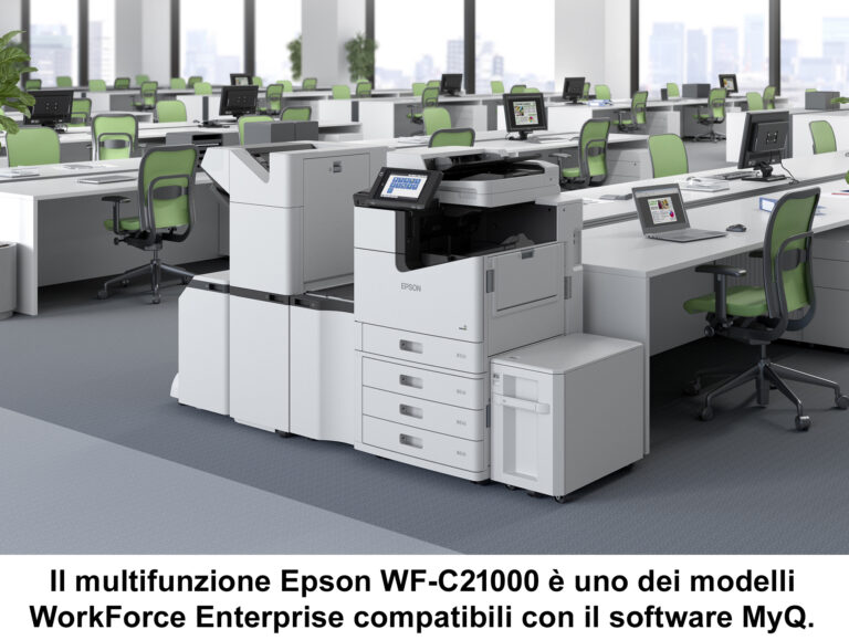 Epson integra il software MyQ per migliorare produttività e sicurezza delle stampanti multivendor